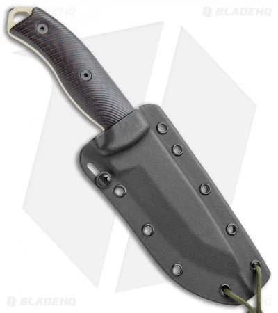 ESEE Knives ESEE-5PDT-004 Fixed Blade Knife Red/Black 3D G-10 (5.25" Desert Tan) - Image 3