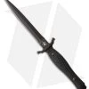 Fox Knives Bellum Daga Fixed Blade Knife Black G-10 (6.75 Black)