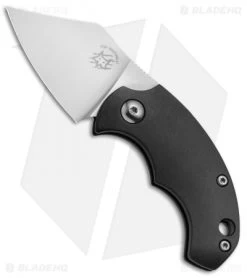 Fox Knives Dragotac "Piemontes" Slim Friction Folder Knife Black (1.6" Satin)