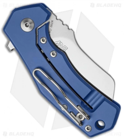 Fox Knives Italico Flipper Frame Lock Knife Blue Titanium (2.3" Satin M390) - Image 2