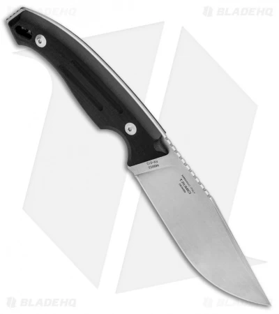 Fox Knives Octopus Vulgaris Fixed Blade Knife Black G-10 (4.3" Satin) FX-510 - Image 2