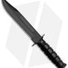 Fox Knives Military Explorer Fixed Blade Knife Black ABS (7.3" Black) 691/18