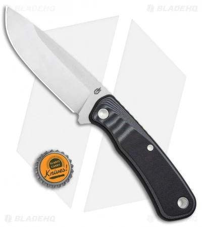 Gerber Downwind Drop Point Fixed Blade Knife Black (4.3" Satin) 30-001816 - Image 4