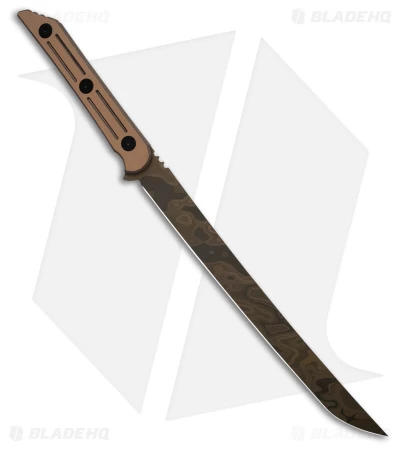 Jack Hoback Kwaichete Moab Camo Fixed Blade Knife Coyote SureTouch (12"Camo) - Image 2