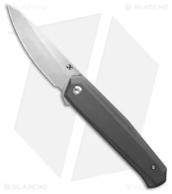 Kansept Integra Frame Lock Knife Silicon Carbided Titanium (3.6" Satin)