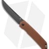 Kansept Knives Hazakura Brown Micarta (3.5" Black Stonewash)