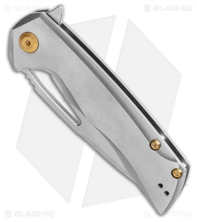 Kansept Knives Kryo Frame Lock Knife Titanium (3.58" Satin) - Image 2