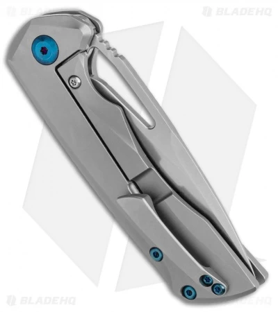 Kansept Knives Mini Kryo Frame Lock Knife Titanium (2.9" Satin) - Image 3