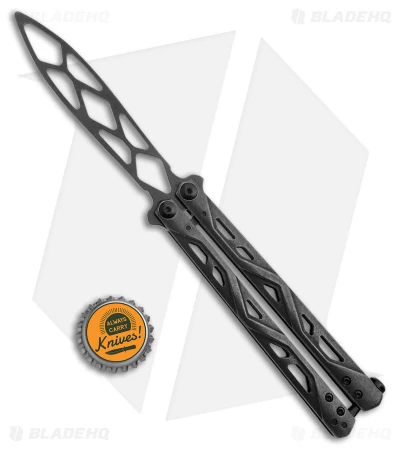 Kershaw Balanza Butterfly Trainer Knife Black SW (4.25" Black SW) 4950TR - Image 4