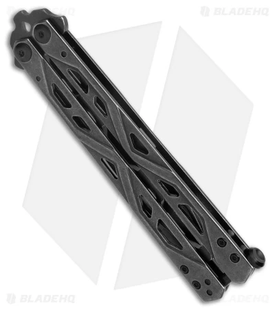 Kershaw Balanza Butterfly Trainer Knife Black SW (4.25" Black SW) 4950TR - Image 3