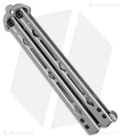 Kershaw Lucha Balisong Butterfly Knife Stainless Steel (4.5" Stonewash) 5150 - Image 3