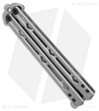 Kershaw Lucha Balisong Butterfly Knife Stainless Steel (4.5" Stonewash) 5150 - Image 2