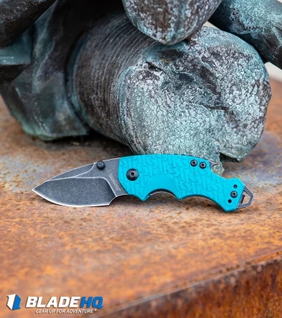 Kershaw Shuffle Liner Lock Knife Blue Multi-Tool (2.375" Stonewash) - Image 7