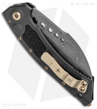 Marfione Custom Hawk Automatic Knife Stingray Skin (CTS-XHP Core Damascus) - Image 3