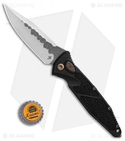 Marfione Custom Socom Elite Automatic Knife W/ Stingray Skin (4" Satin) - Image 4