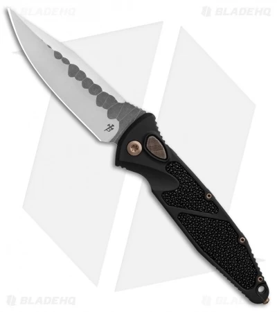 Marfione Custom Socom Elite Automatic Knife W/ Stingray Skin (4" Satin)