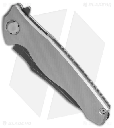 Maxace Killer Whale 2.0 Frame Lock Knife Titanium (4" Black SW) MKW202 - Image 2