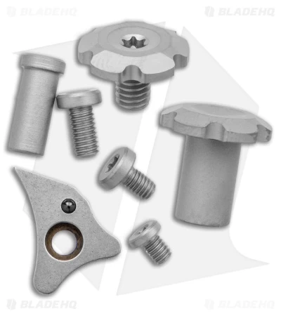 Maxace Killer Whale 2.0 Frame Lock Knife Titanium (4" Black SW) MKW202 - Image 4