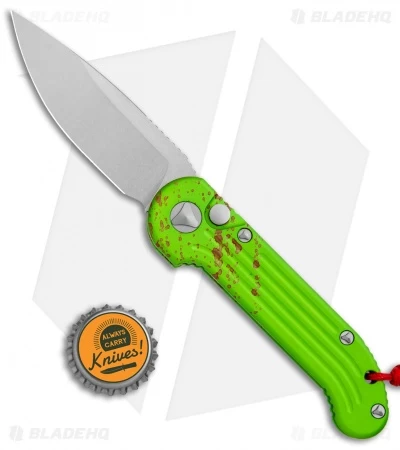 Microtech LUDT Zombie Edition Automatic Knife (3.4" Stonewash) 135-10Z - Image 4