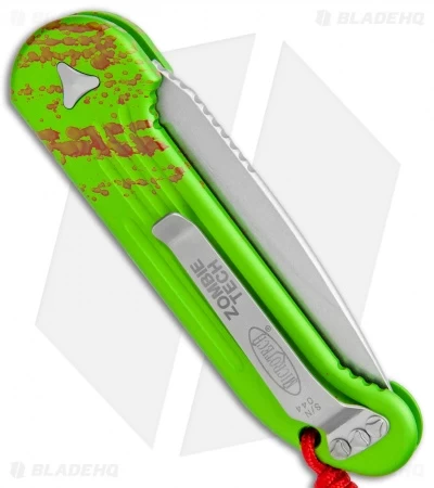 Microtech LUDT Zombie Edition Automatic Knife (3.4" Stonewash) 135-10Z - Image 3