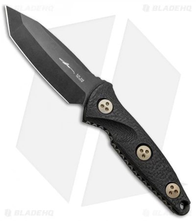 Microtech Signature Series Socom Alpha Mini Tanto Fixed Knife CF (3.8" Black)