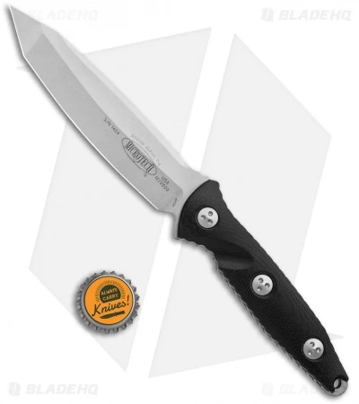 Microtech Socom Alpha Tanto Fixed Blade Knife Black G-10 (5" Stonewash) - Image 4