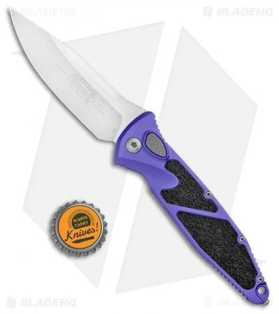 Microtech Socom Elite Automatic Knife Purple (4" Satin) 160A-4PU - Image 4
