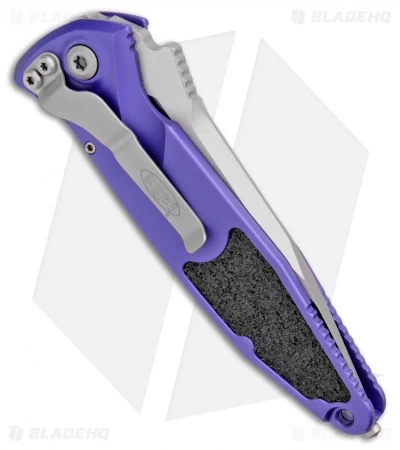 Microtech Socom Elite Automatic Knife Purple (4" Satin) 160A-4PU - Image 3
