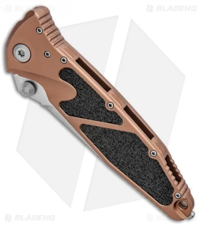 Microtech Socom Elite Manual Knife Tan (4" Stonewash Serr) 160-11TA - Image 2