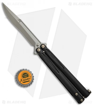 Microtech Tachyon III Balisong Butterfly Black (4.5" Bronze) 173-13 - Image 4