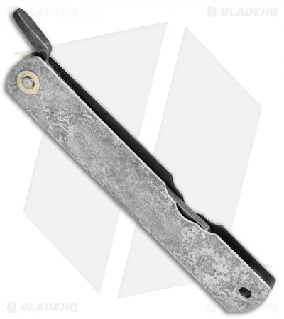 Nagao Higonokami Koriwa Friction Folder Gray Brass (2.8" Satin) - Image 3