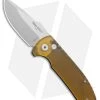 Pro-Tech Les George SBR Automatic Knife Amber Ultem (2.6" Stonewash)