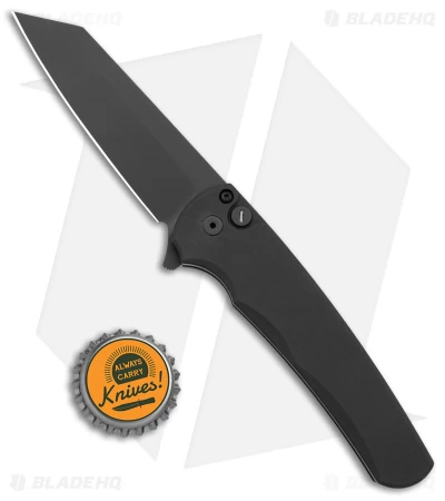 Pro-Tech Malibu Operator Reverse Tanto Button Lock Flipper Knife (3.3" DLC) - Image 4