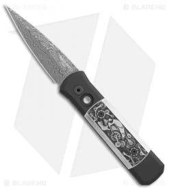 Pro-Tech Godson Steampunk Limited Edition Automatic Knife (3.15" Damascus)