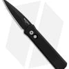 Pro-Tech Godson Automatic Knife Tactical Black Aluminum (3.15" Black) 721