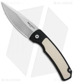 Pro-Tech Magic 2 "Whiskers" Custom Automatic Knife Tuxedo (3.75" Stonewash)