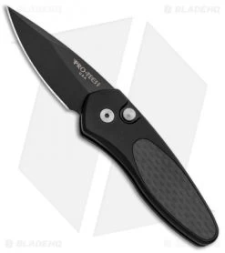 Pro-Tech Sprint Automatic Knife Black W/ Carbon Fiber (1.95" Black) 2916