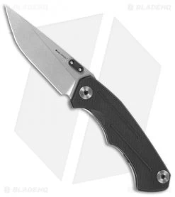 Real Steel Crusader Frame Lock Knife Black G-10 (3.75" Stonewash) RS7441