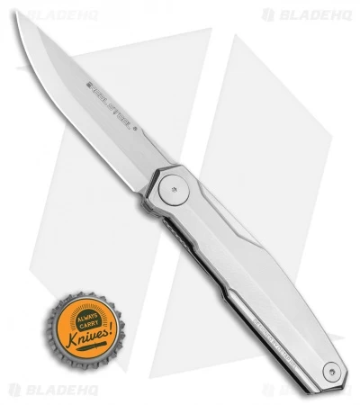 Real Steel G3 Puukko Scandi Front Flipper Knife Stainless (3.5" Satin) - Image 3
