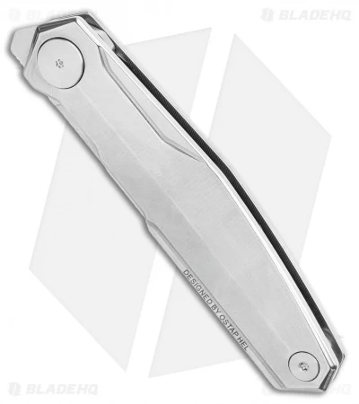 Real Steel G3 Puukko Scandi Front Flipper Knife Stainless (3.5" Satin) - Image 2