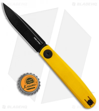 Real Steel Hel Gslip Slip Joint Knife Yellow G-10 (3.5" Satin) 7843 - Image 4