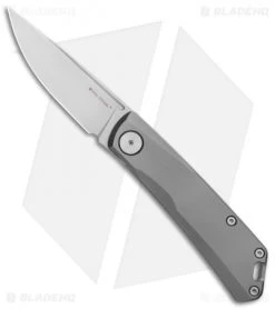 Real Steel Luna Slip Joint Knife Titanium (2.875" Satin)