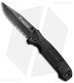 Smith & Wesson Extreme OPS SWEX2S Liner Lock Knife (3.25" Black Serr)