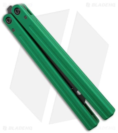 Squid Industries Triton Butterfly Balisong Trainer V2 Inked Green - Image 2
