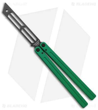 Squid Industries Triton Butterfly Balisong Trainer V2 Inked Green
