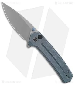 WE Knife Co. Culex Button Lock Knife Blue Titanium (3" BB) 21026B-4