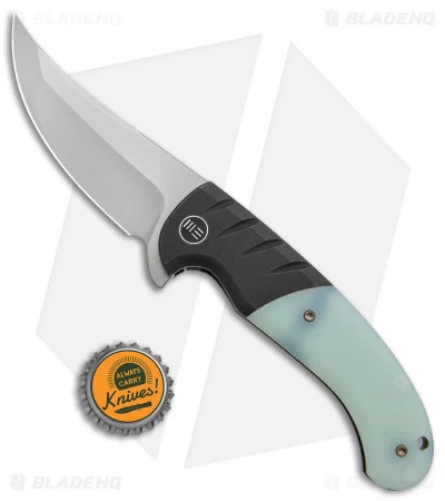 WE Knife Co. Curvaceous Frame Lock Knife Natural G-10/Ti (3.7" BB) WE20012-3 - Image 4