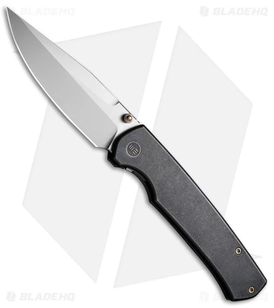 WE Knife Co. Evoke Frame Lock Knife Black Titanium (3.48" BB 20CV) WE21046-1