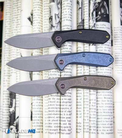 WE Knife Co. Mote Frame Lock Knife Blue Titanium (2.6" BB/SW) 2005B - Image 5