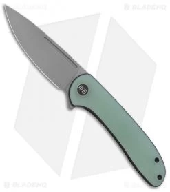 WE Knife Co. Saakshi Liner Lock Knife Natural G-10 Black Liners (3.3" Stonewash)